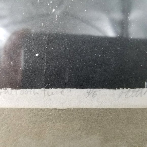 Witch Spring Cometh Again Black White Art Peter McClure Cole Framed Signed #4/6 - Picture 7 of 12